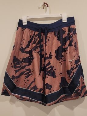 Nike Dri-FIT ADV 8" Basketball Shorts Pink Blue Men’s Size Xl